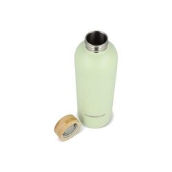 Bouteille en acier inoxydable Waterdrop avec bouchon en bambou 600 ml