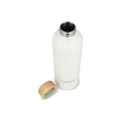 Bouteille en acier inoxydable Waterdrop avec bouchon en bambou 600 ml