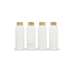 Bouteille en acier inoxydable Waterdrop avec bouchon en bambou 600 ml