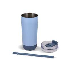 Gobelet Norden InSideOut en acier inoxydable à double paroi avec paille, 600 ml