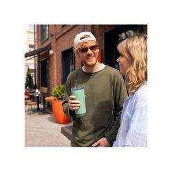 Gobelet Norden InSideOut en acier inoxydable à double paroi avec paille, 600 ml