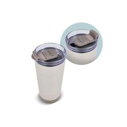 Gobelet Norden InSideOut en acier inoxydable à double paroi avec paille, 600 ml