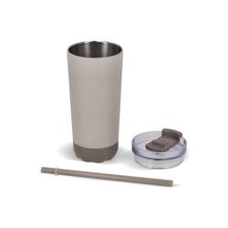 Gobelet Norden InSideOut en acier inoxydable à double paroi avec paille, 600 ml