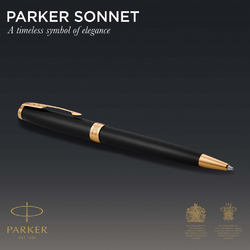Parker Stylo à bille SONNET mat avec finitions en palladium