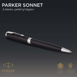 Parker Stylo à bille SONNET mat avec finitions en palladium
