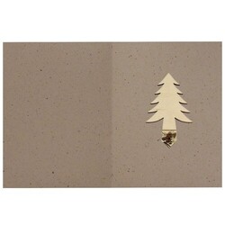Stick bois à graines en carte