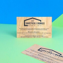 Carte bois longue