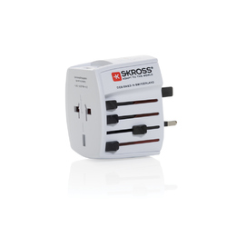 SKROSS Adaptateur de voyage 30W et PD, ports USB A et C MUV