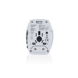 SKROSS Adaptateur de voyage 30W et PD, ports USB A et C MUV