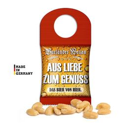 CACAHUÈTES GRILLÉES ET SALÉES en sachet bouteille