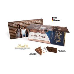 BARRE DE CHOCOLAT LINDT dans un emballage prêt à envoyer