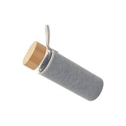 Bouteille en verre double paroi 'Ocha', 400 ml, housse néoprène