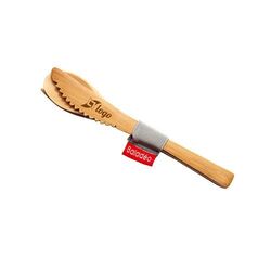 Set de 3 Couverts 'Nagano' en Bambou