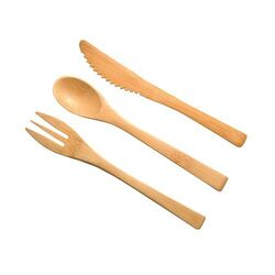 Set de 3 Couverts 'Nagano' en Bambou