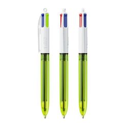 BIC® 4 Couleurs Fluo Bille