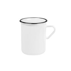 Mug céramique blanche brillante 330ml - JACK