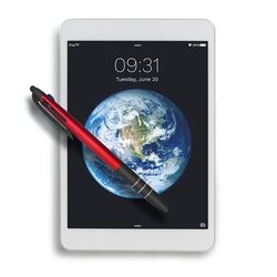 Stylo/stylet tricouleurs