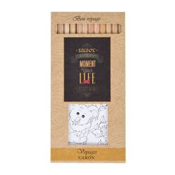 KIT COLORIAGE 12 CRAYONS 8,7