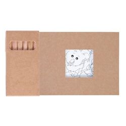KIT COLORIAGE 6 CRAYONS 8,7