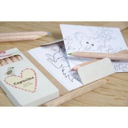 KIT COLORIAGE 6 CRAYONS 8,7