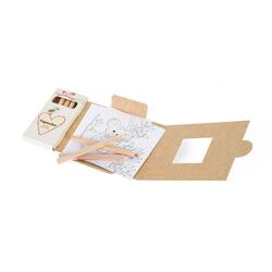 KIT COLORIAGE 6 CRAYONS 8,7