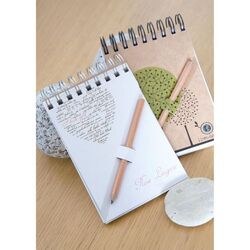 BLOC-NOTES A7 ET CRAYON AGENDA