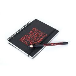CARNET A6 SANS CRAYON CLIP ONE