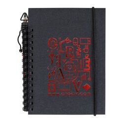 CARNET A6 SANS CRAYON CLIP ONE