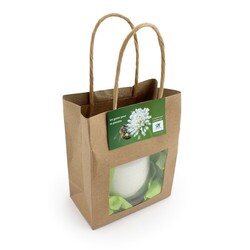 Bougie avec sac kraft