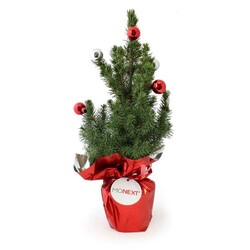 Sapin de Noël avec déco