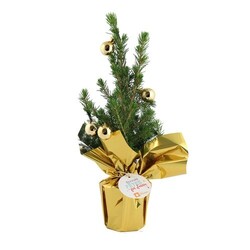 Sapin de Noël avec déco