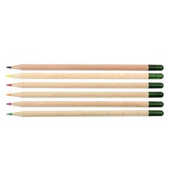 Coffret 6 crayons à graines couleur