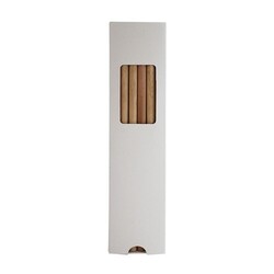 Coffret 6 crayons à graines couleur