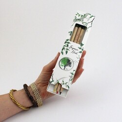 Coffret 3 crayons à graines couleur