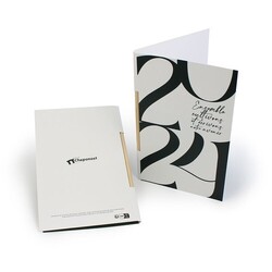 Carte prestige avec crayon à graines