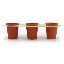 Trio terracotta