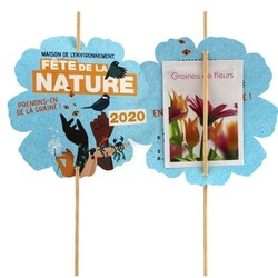 Carte de semis sur tige