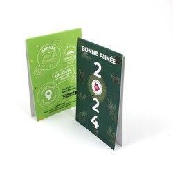 Sachet graines transparent avec grand cavalier