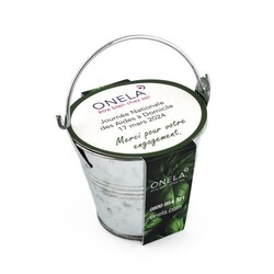 Kit plantation pot zinc Ø8 cm