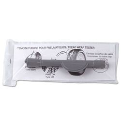 TESTEUR USURE PNEUS ET DEVISSE VALVE EN SACHET INDIVIDUEL AVEC NOTICE