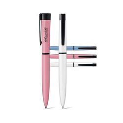 STYLO BILLE ECRITURE BLEU CORPS ET CLIP METAL