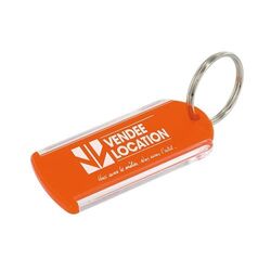 PORTE-CLES PORTE ETIQUETTE (anneau 25 mm)