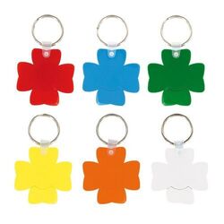 PORTE-CLES JETON TREFLE (anneau 25 mm)