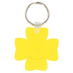 PORTE-CLES JETON TREFLE (anneau 25 mm)