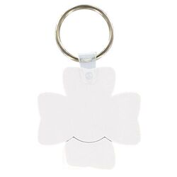 PORTE-CLES JETON TREFLE (anneau 25 mm)