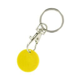 PORTE-CLE MOUSQUETON METAL AVEC JETON CADDIE