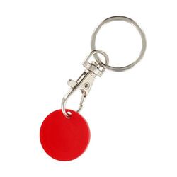 PORTE-CLE MOUSQUETON METAL AVEC JETON CADDIE