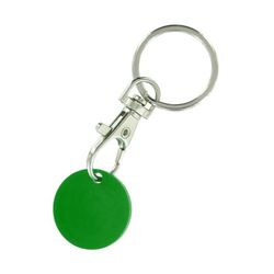 PORTE-CLE MOUSQUETON METAL AVEC JETON CADDIE