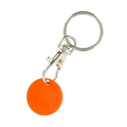 PORTE-CLE MOUSQUETON METAL AVEC JETON CADDIE