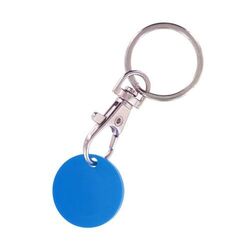 PORTE-CLES MOUSQUETON METAL AVEC JETON CADDIE